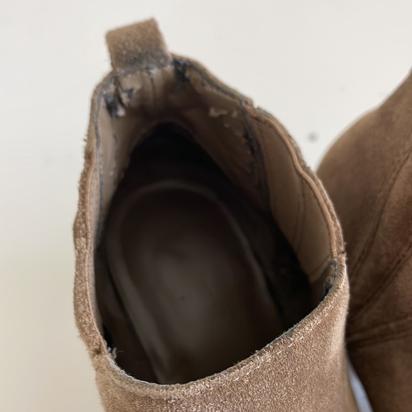 Crown Vintage Women’s Tan Suede Pointed Toe Ankle Booties -Size 8 - Picture 7 of 7